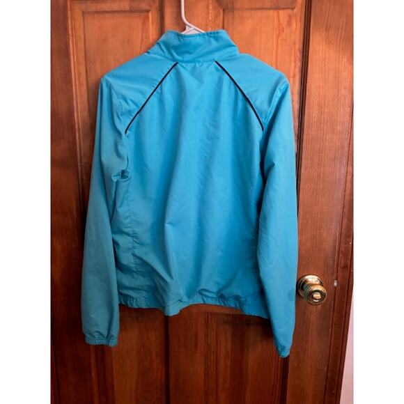 Women’s Reebok Blue Zipper Jacket Size Medium 100% Polyester - Picture 3 of 3